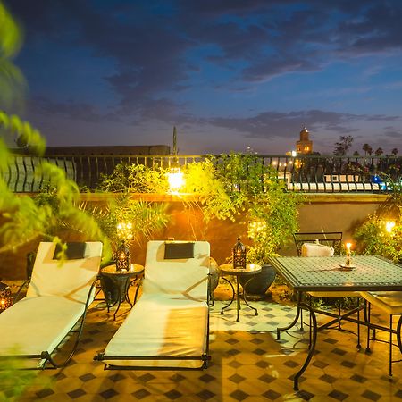 Riad Hamdane Et Spa Marrákes Étterem fotó